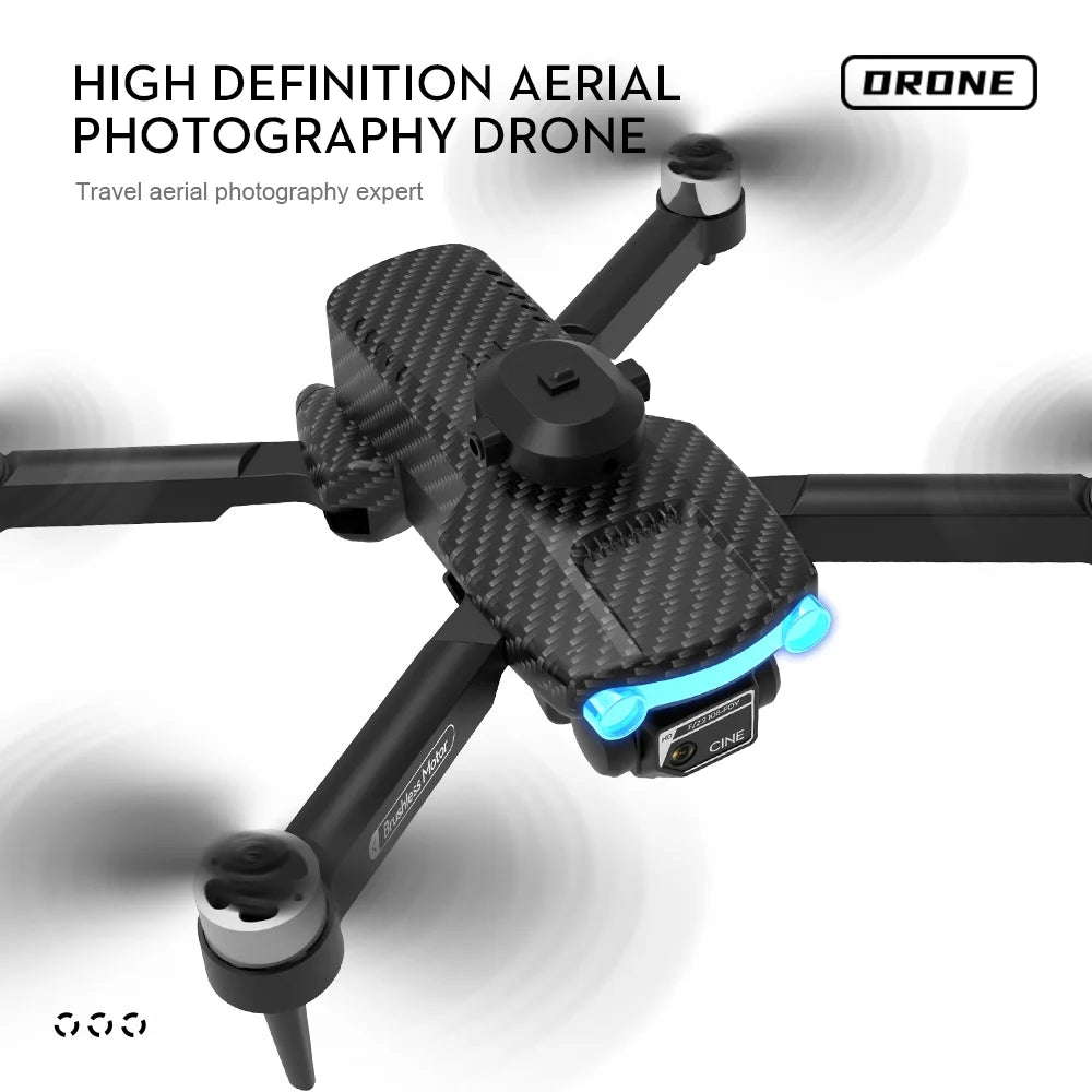 4K HD Dual Camera Foldable Drone – WiFi FPV RC Quadcopter with One-Key Start & Headless Mode (Ideal for Kids & Beginners)